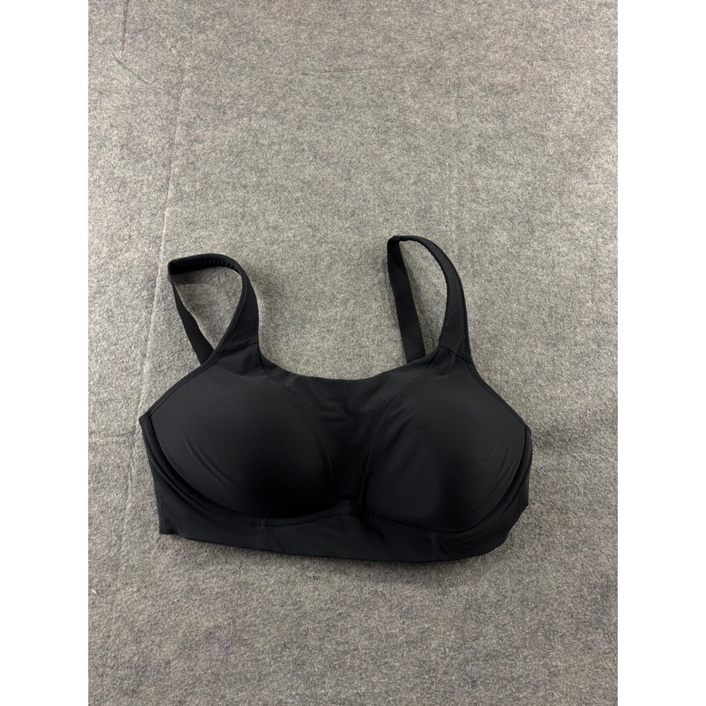 Lululemon Run Times Bra Black High Support Sports Bra 36D LW2AWBS